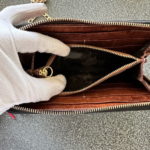 CChloe Leather Zip Around Long Wallet customized Crossbody - Picture 7 of 14